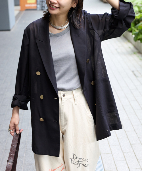 JOURNAL STANDARD ジャケット テーラードジャケット シアーTW