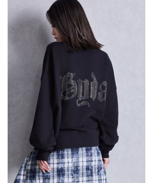 GYDA（ジェイダ） パーカー グレーはWEB限定カラー！GG BACK bijouプル