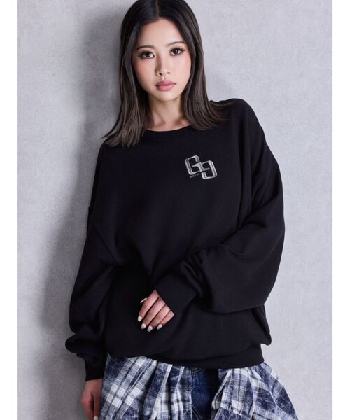 GYDA（ジェイダ） パーカー グレーはWEB限定カラー！GG BACK bijouプル
