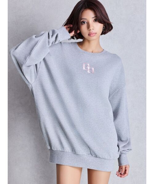 GYDA（ジェイダ） パーカー グレーはWEB限定カラー！GG BACK bijouプル