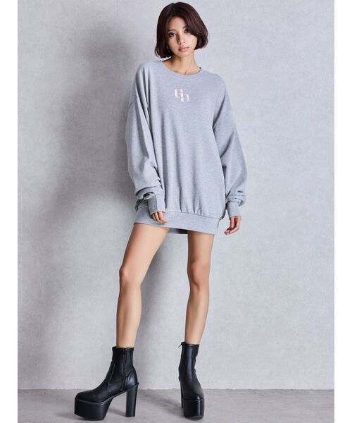 GYDA（ジェイダ） パーカー グレーはWEB限定カラー！GG BACK bijouプル