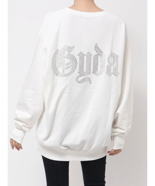 GYDA（ジェイダ） パーカー グレーはWEB限定カラー！GG BACK bijouプル