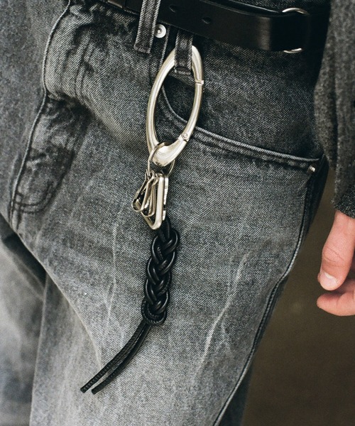 WYM LIDNM キーホルダー COMBINATION MACRAME KNOT KEY HOLDER