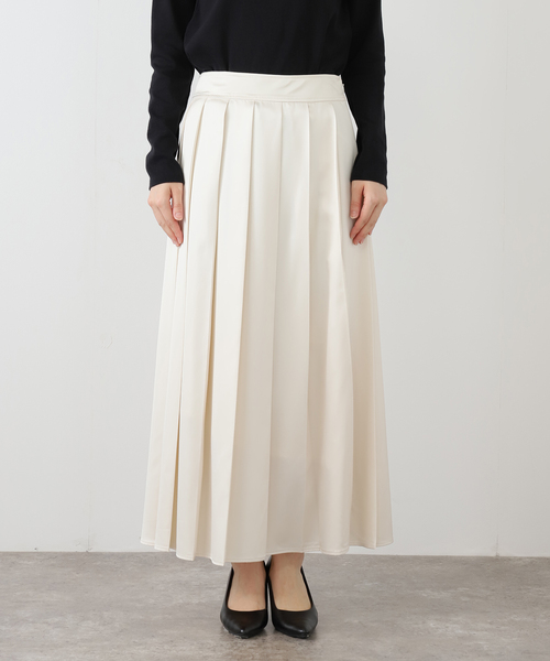 SLOBE IENA スカート レザーライクプリーツスカート : ZOZOTOWN