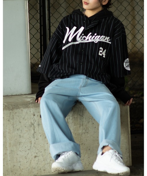 「SUGGESTION」 スタジャン M グリーン メンズ_画像3