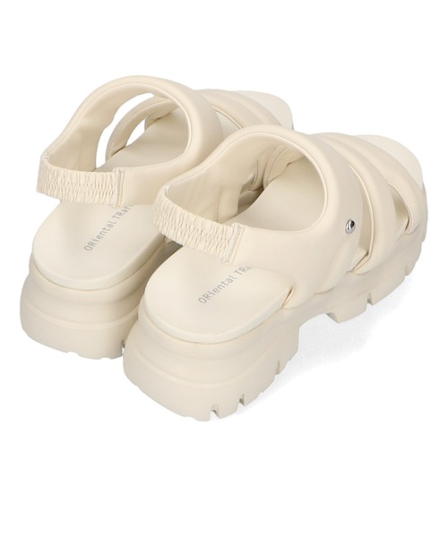 「ORiental TRaffic」 フラットサンダル M ブラック レディース_画像3