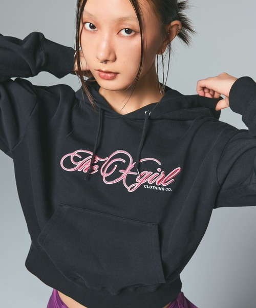 【新品タグ付き】X-girl ロゴスウェットフーディ X-girl｜FAUX FUR LOGO ZIP UP SWEAT HOODIE | Rakuten Fashion(楽天