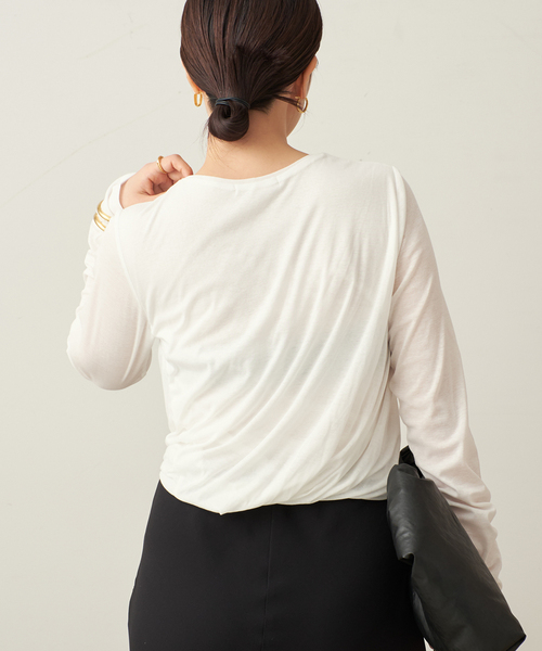 Plage balloon cotton long Tシャツ balloon cotton long Tシャツ（T