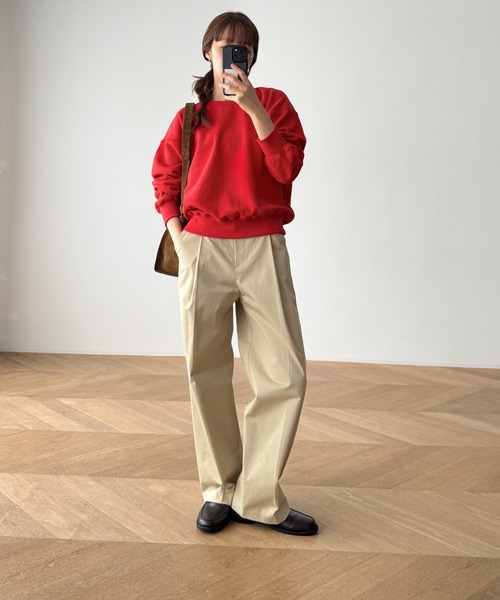 CANAL JEAN（キャナルジーン） トレーナー スウェット HARING 袖刺繍