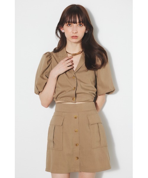 「rienda」 半袖シャツ FREE ピンク レディース_画像7