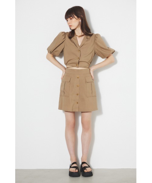 「rienda」 半袖シャツ FREE ピンク レディース_画像8