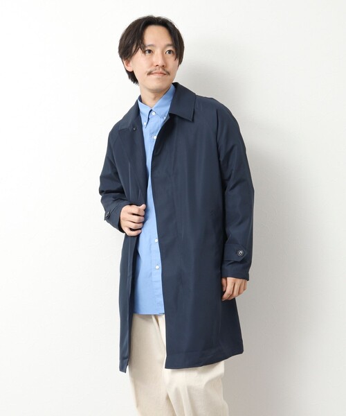 ムーレー ブラック ステンカラーコート　M(48) MOORER（ムーレー） ステンカラーコート コート MOORER HEKTOR-KN