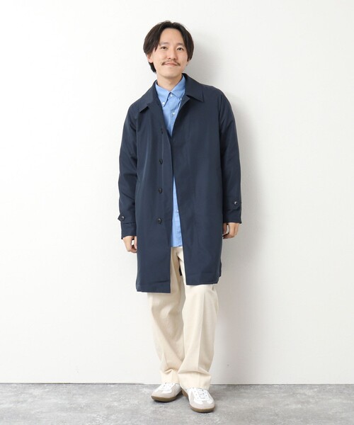 未使用　タイオン×エストネーション　ステンカラーコート TAION（タイオン） ステンカラーコート M ブラック メンズ : ZOZOTOWN