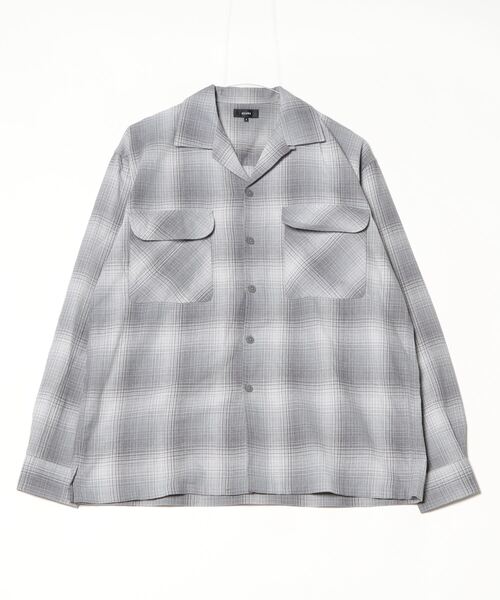 ビームス　長袖シャツ BEAMS（ビームス） 長袖シャツ M グレー メンズ : ZOZOTOWN Yahoo!店