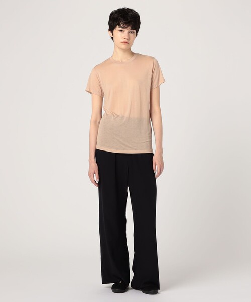 BASERANGE（ベースレンジ） tシャツ バンブー クルーネックプル