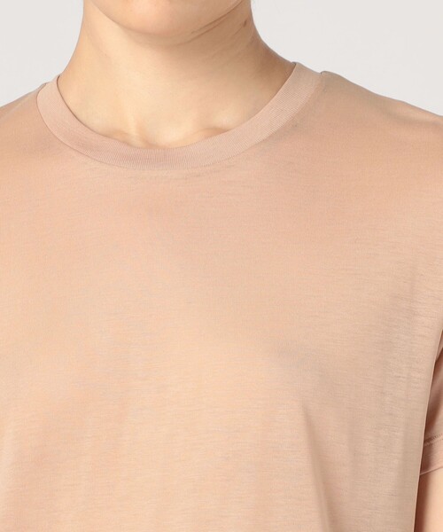 大人気　バンブーTシャツ　ベージュ　baserange ベースレンジ BASERANGE（ベースレンジ） tシャツ バンブー クルーネックプル