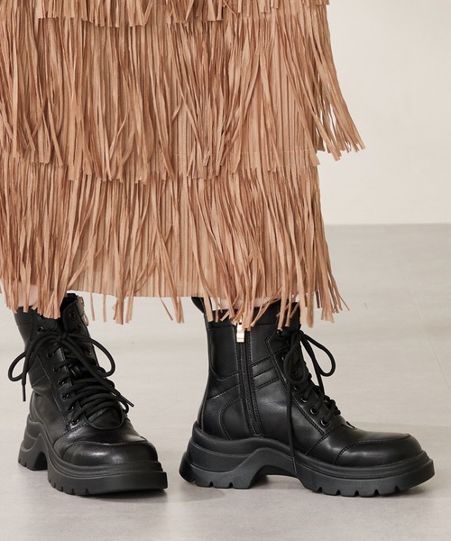 ORiental TRaffic ブーツ 厚底 レースアップ /51401 レディース