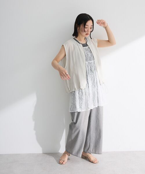 「Green Parks」 「chocol raffine robe」キャミソールブラウス FREE オフホワイト レディース_画像3