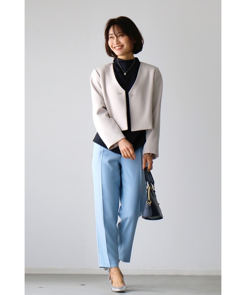 「Ehre style」 半袖カットソー FREE グレイッシュベージュ レディース_画像3