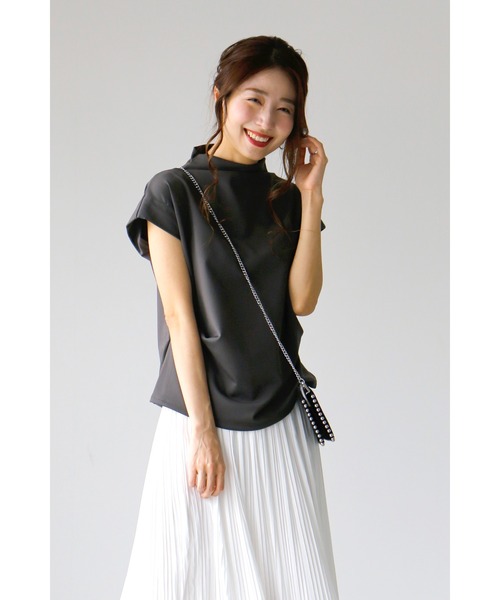 「Ehre style」 半袖カットソー FREE グレイッシュベージュ レディース_画像5