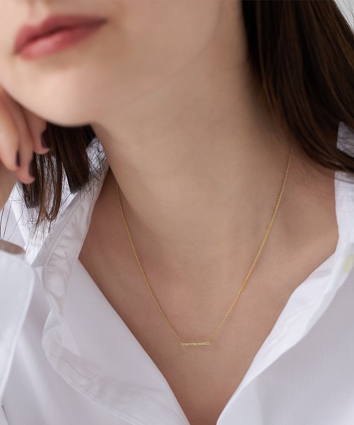 4℃（ヨンドシー） ネックレス 「The Tidal」K10イエローゴールド