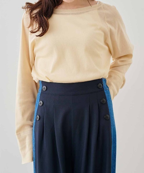 MEDE19F（メデジュウキュウ） ワイドパンツ ジーンズ デニム デニム 