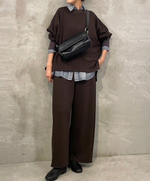 BEARDSLEY(ビアズリー)裏起毛バレルパンツ BEARDSLEY（ビアズリー） パンツ バレルスウェットパンツ レディース