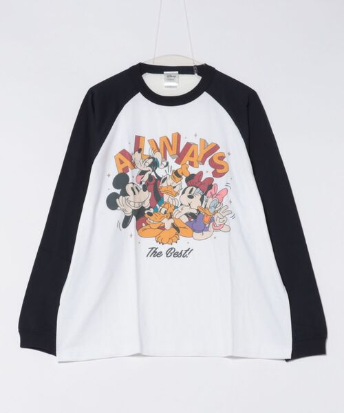 Disney（ディズニー） tシャツ 「 」 ロングスリーブTシャツ 25W10