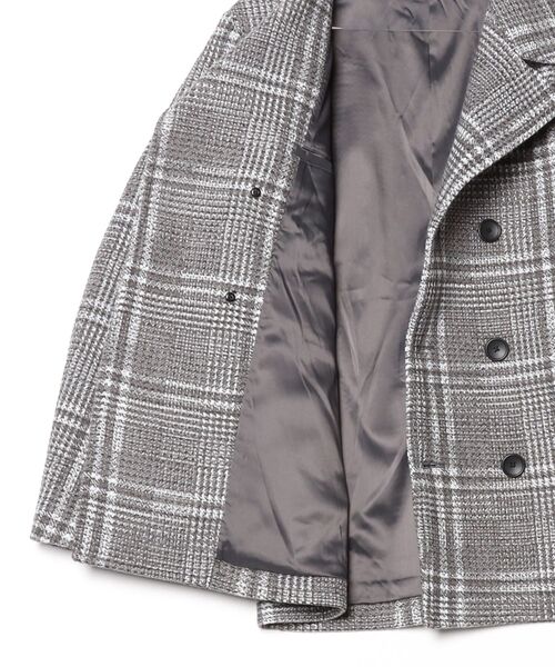 HIGH STREET（ハイストリート） pコート ピーコート ツイーディニット