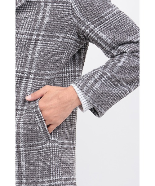 HIGH STREET（ハイストリート） pコート ピーコート ツイーディニット