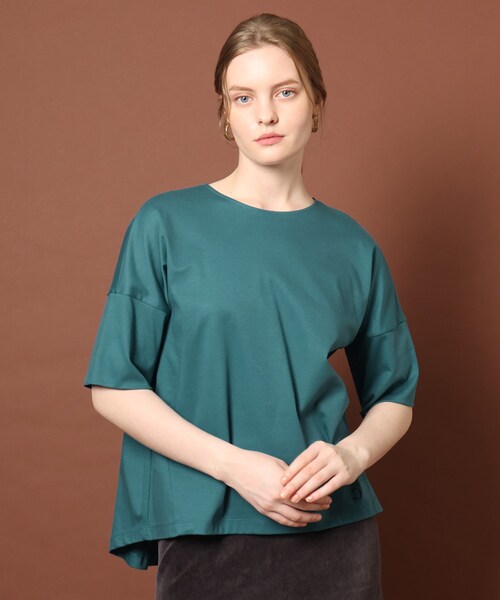 「DRESSTERIOR」 半袖カットソー 38 オフホワイト レディース_画像2