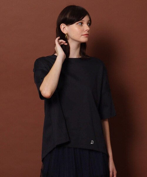 「DRESSTERIOR」 半袖カットソー 38 オフホワイト レディース_画像9
