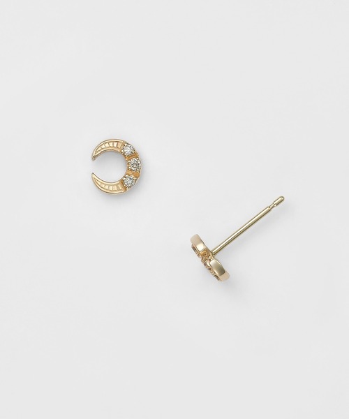 agete（アガット） ピアス K10ダイヤモンドピアス（0.02ct）「インスタ
