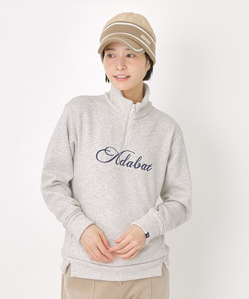 adabat(アダバット) tシャツ 裏起毛ハーフジッププルオーバー adabat(アダバット) tシャツ 裏起毛ハーフジッププルオーバー