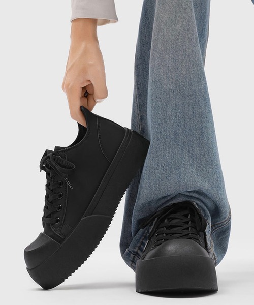 WESTBOY（ウエストボーイ） スニーカー 厚底 ブラックスニーカー