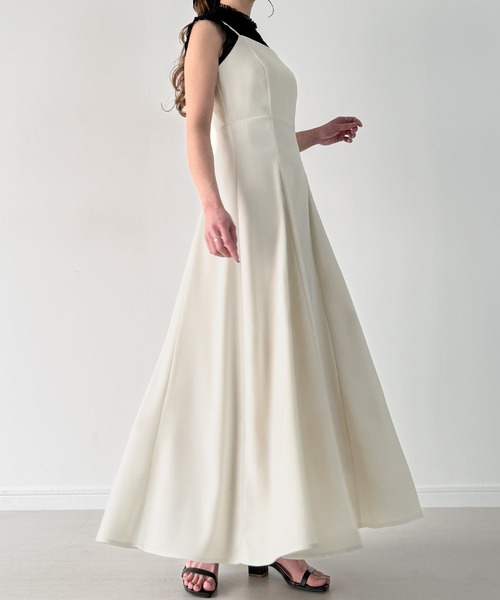 「JUNOAH」 キャミソールワンピース X-LARGE アイボリー レディース_画像5