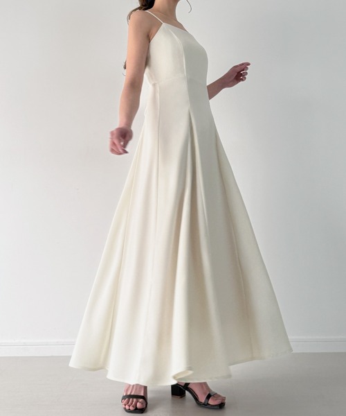 「JUNOAH」 キャミソールワンピース X-LARGE アイボリー レディース_画像7