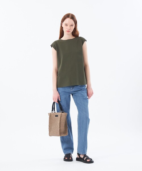 「MACKINTOSH PHILOSOPHY」 ノースリーブチュニック 36 ダークネイビー レディース_画像7