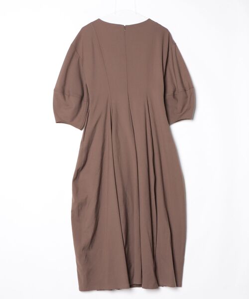 「MARW UNITED ARROWS」 半袖ワンピース 36 モカ レディース_画像2
