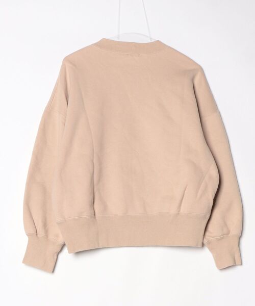「LOEFF」 スウェットカットソー - ベージュ レディース_画像2