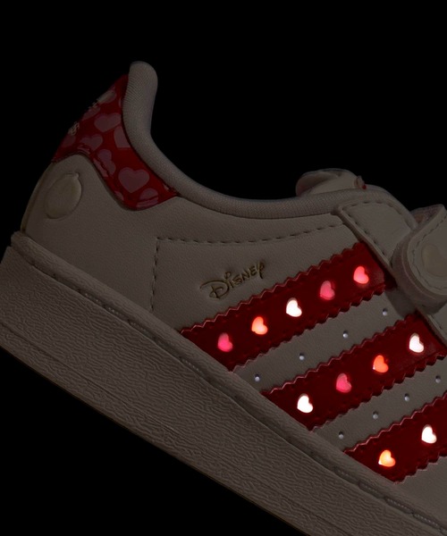 adidas（アディダス） スニーカー ディズニー スーパースター LED