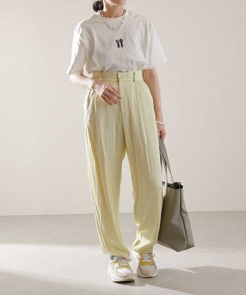 「ear PAPILLONNER」 半袖Tシャツ MEDIUM ホワイト レディース_画像5