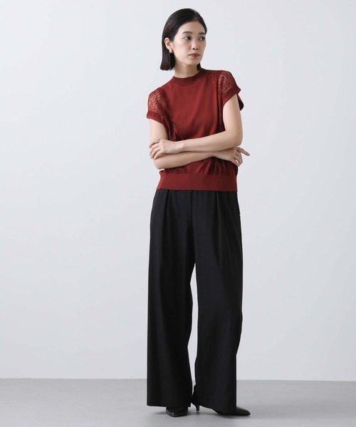 「Gready Brilliant」 「AuieF」イージーパンツ 36 パープル レディース_画像2