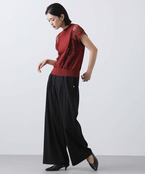 「Gready Brilliant」 「AuieF」イージーパンツ 36 パープル レディース_画像3