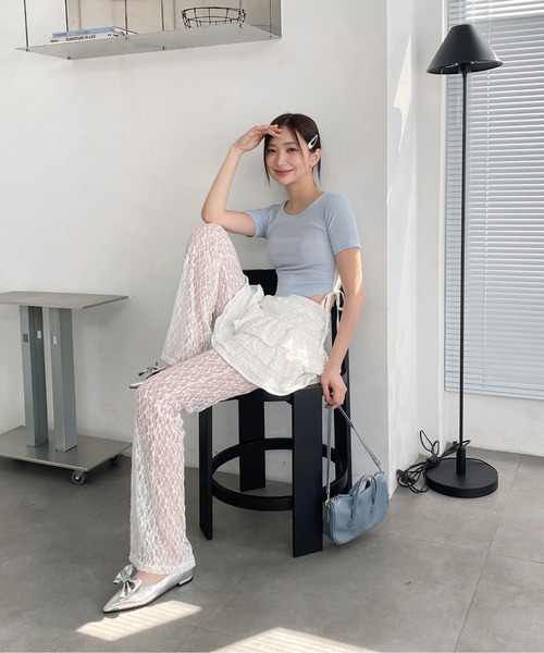 「by muni:r」 キュロット FREE アイボリー レディース_画像3