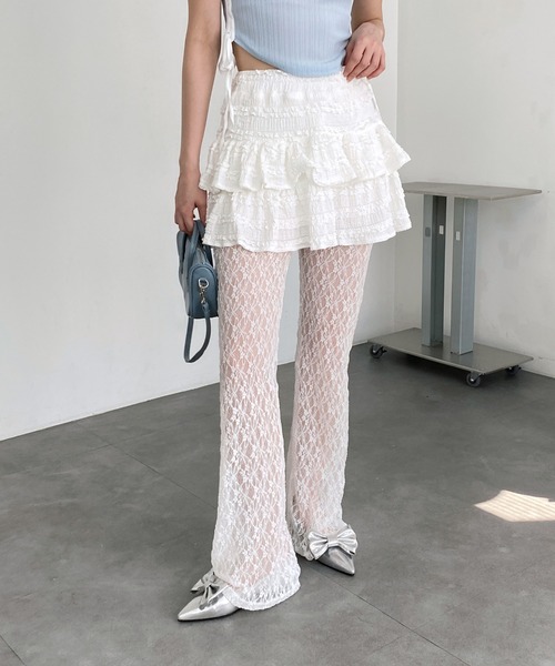 「by muni:r」 キュロット FREE アイボリー レディース_画像8