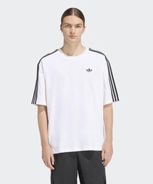 美品　アディダス　オリジナルス　アディカラー　ショートスリーブ　Tシャツ　メンズ adidas（アディダス） adidas tシャツ アディカラー スリーストライプ