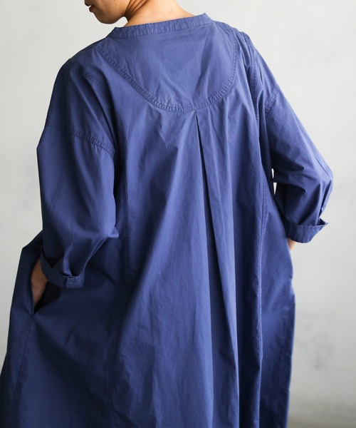 「soulberry」 7分袖ワンピース L ブルー レディース_画像6