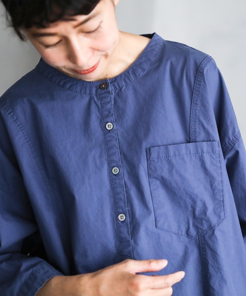 「soulberry」 7分袖ワンピース L ブルー レディース_画像8