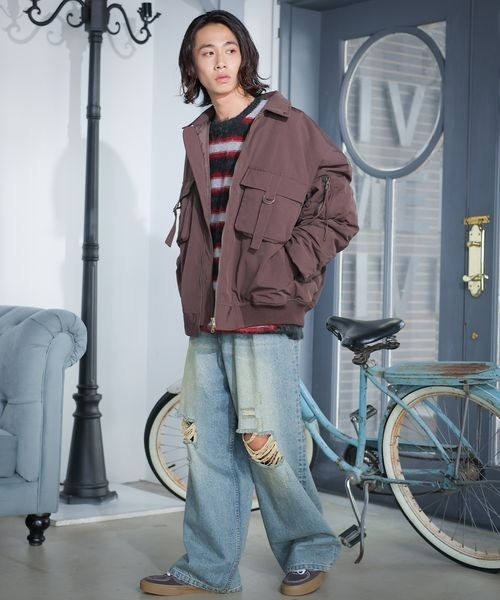 「PBLIM」 ブルゾン SMALL ブラウン レディース_画像2